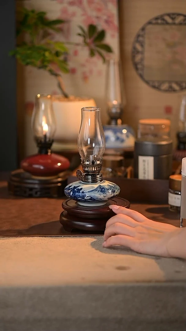 景德镇陶瓷香薰灯摆件