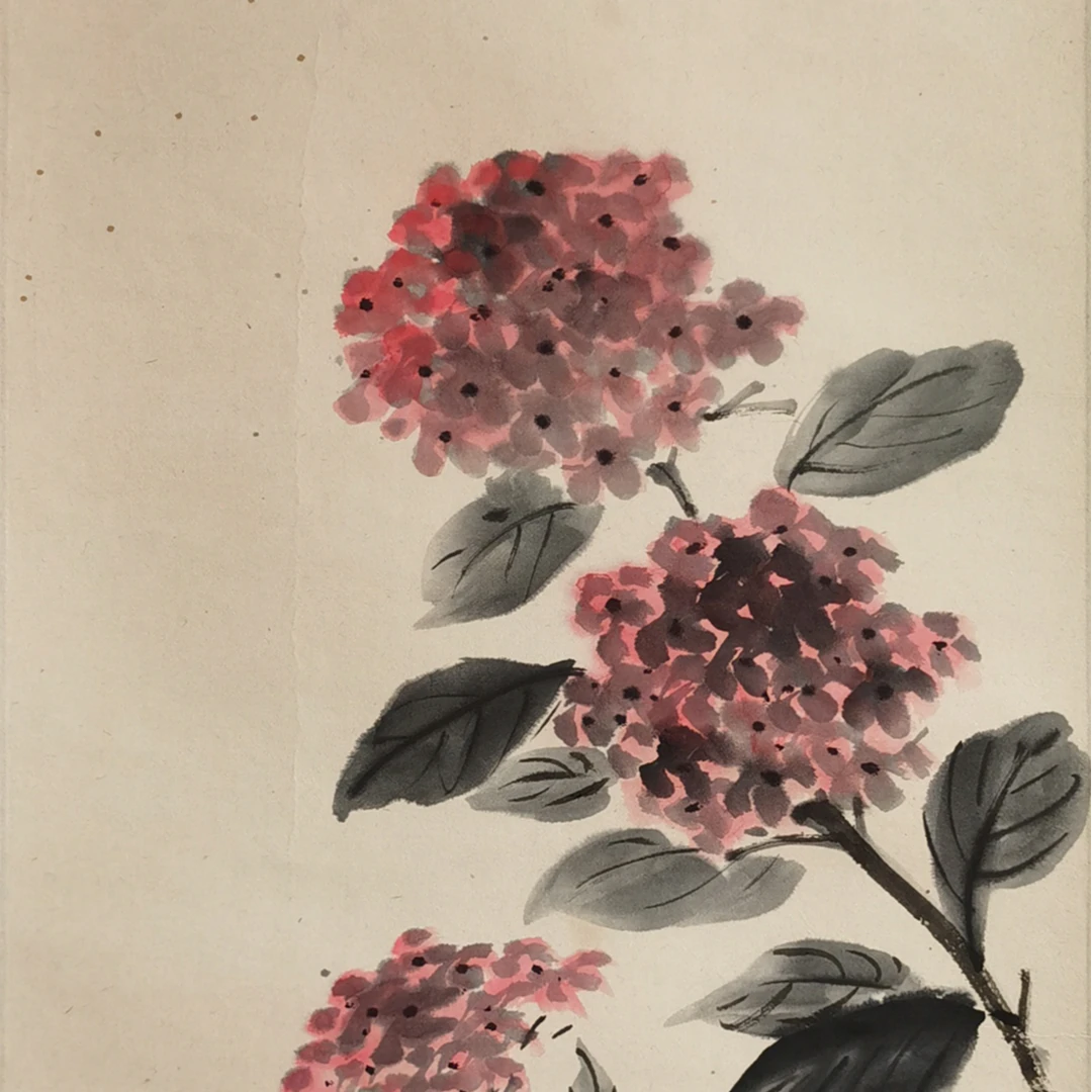 【辽拍】V240722-3-24《花卉》（2.1平尺) 纸本镜片   DD22