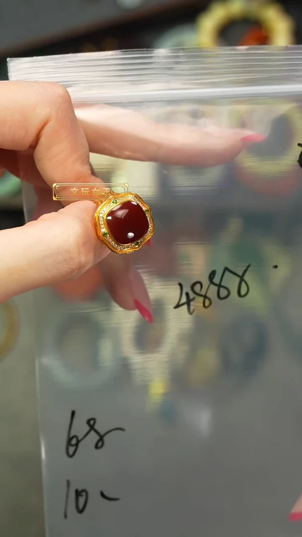 玛瑙/玉髓戒指未镶嵌遇见匠心品质回血