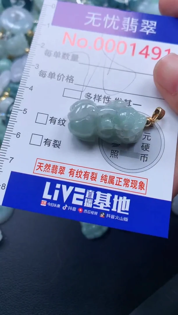 颈饰未镶嵌翡翠1491