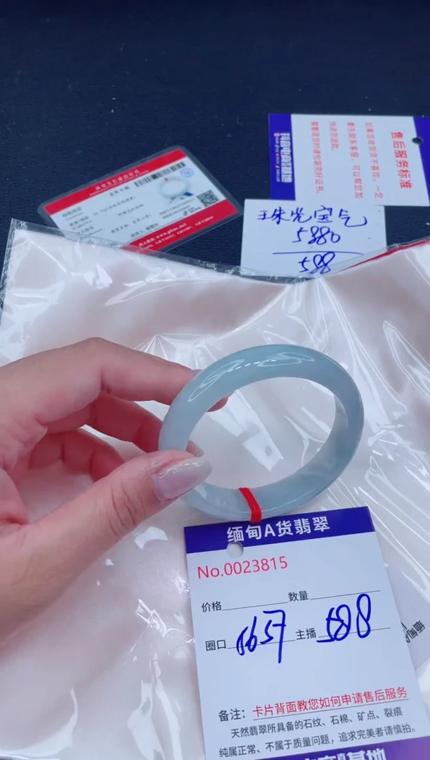 未镶嵌手镯翡翠588