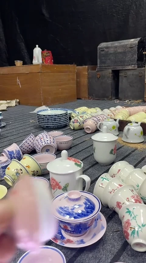 摆件瓷景德镇567老瓷仓清仓056