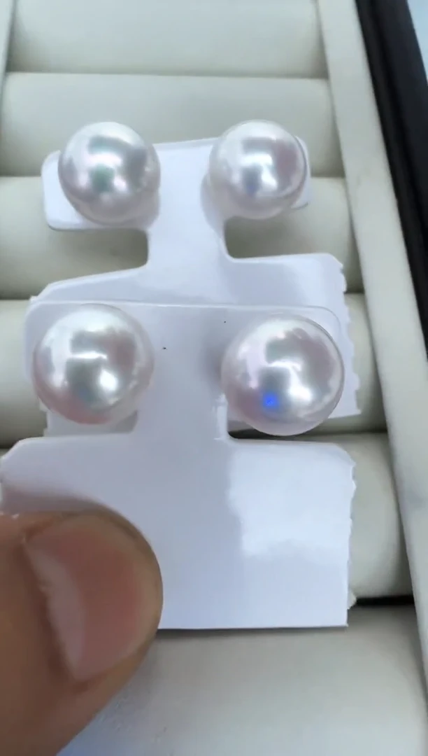 【闪购商品】淡水珍珠耳饰银S925镶嵌多样性发其一