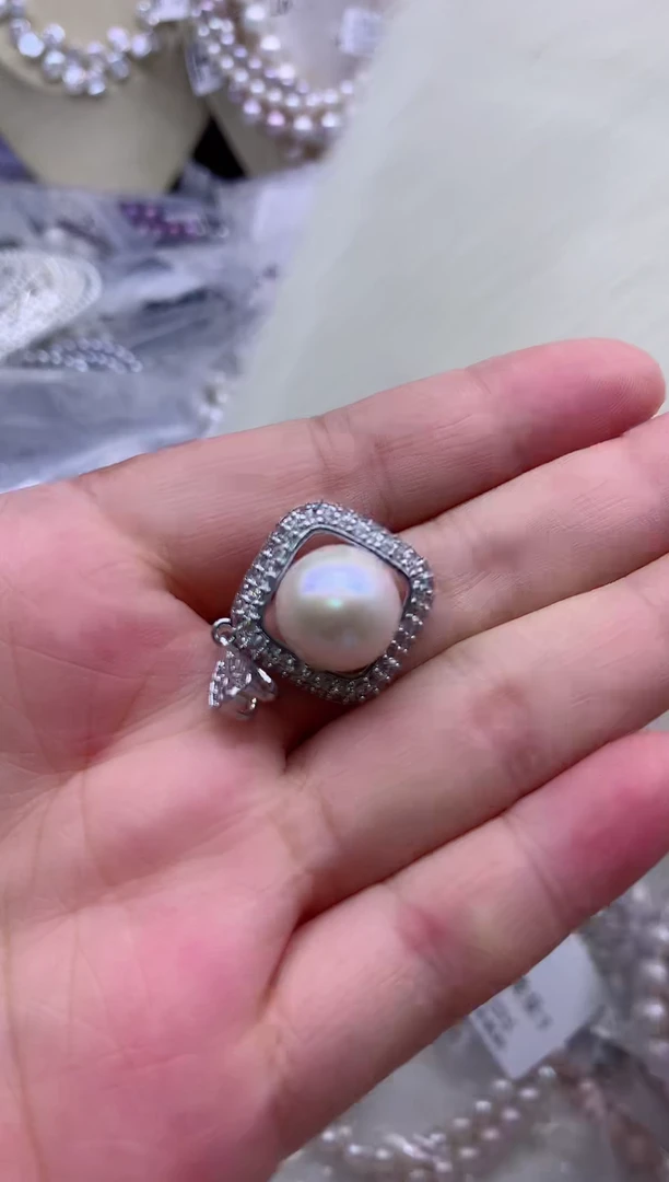 【闪购商品】淡水珍珠吊坠(不含链)合金淡水珍珠吊坠