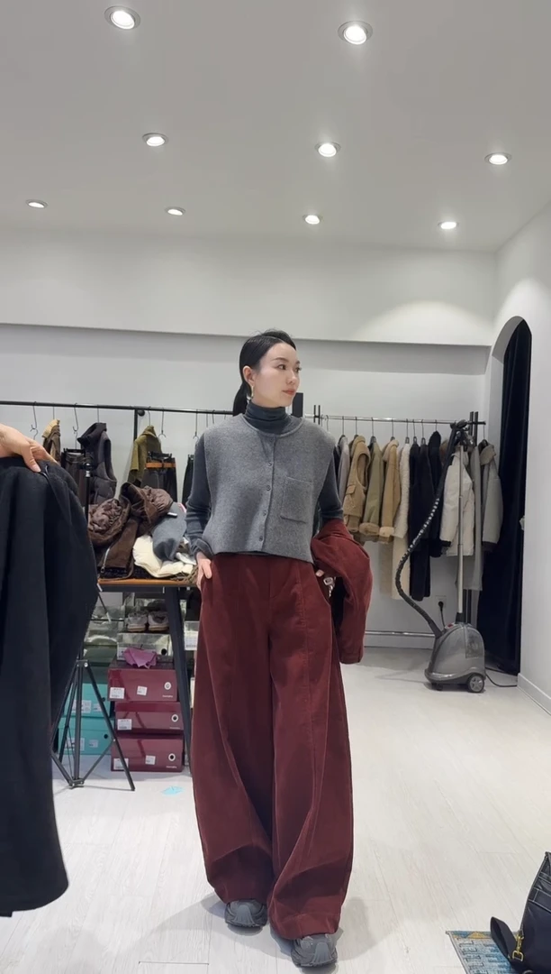 L码设计师裤子新款女裤