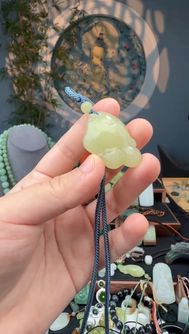 颈饰未镶嵌和田玉和田玉