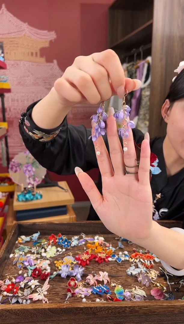 【闪购商品】刺绣苏绣世家非遗手工（耳环）