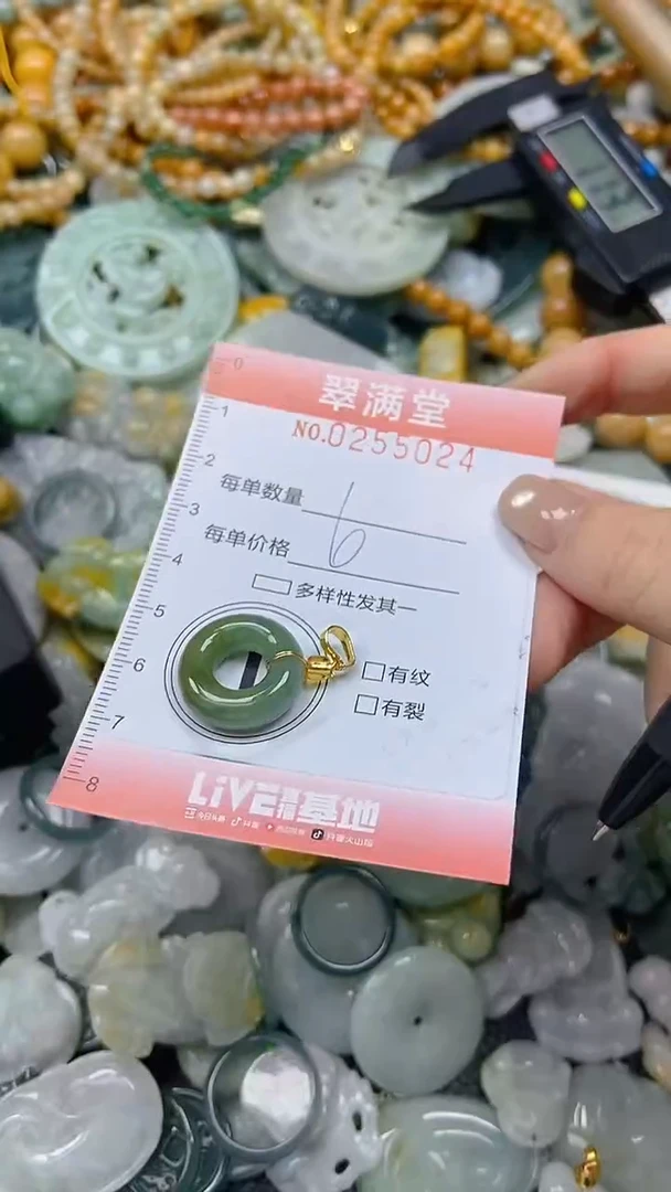 未镶嵌挂件翡翠闪购0255024