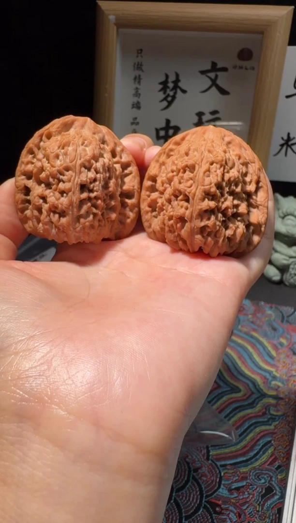 把件文玩核桃43拉丝纹南疆石