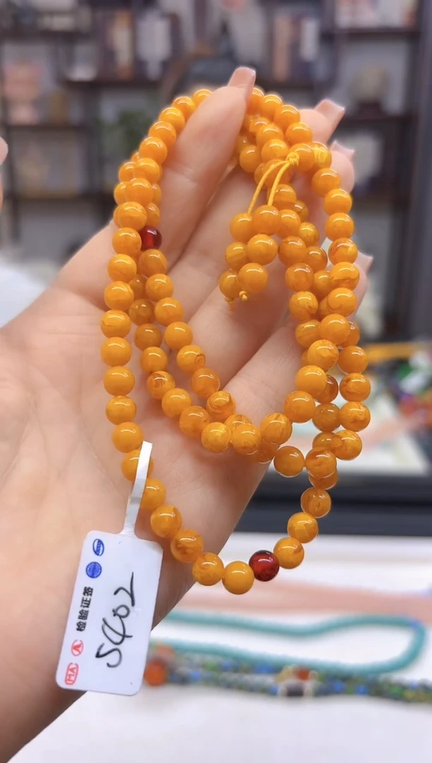 【闪购商品】蜜蜡手链未镶嵌多圈S402