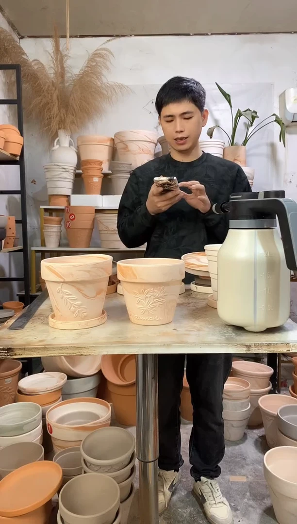 14*13玛奇朵浮雕 2盆2托