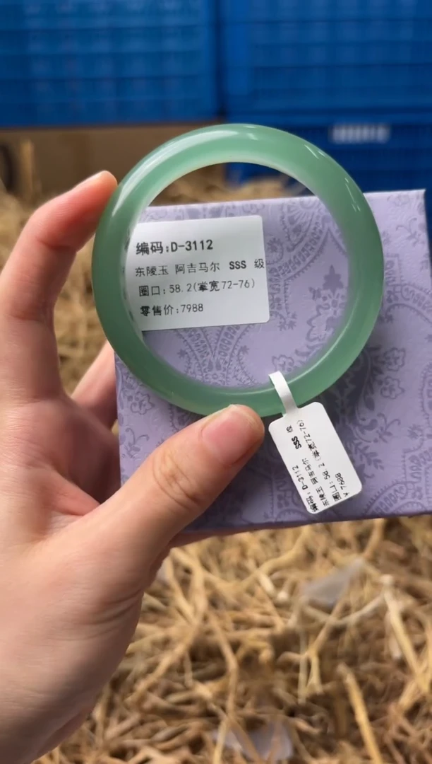 未镶嵌手镯石英质玉D-3112