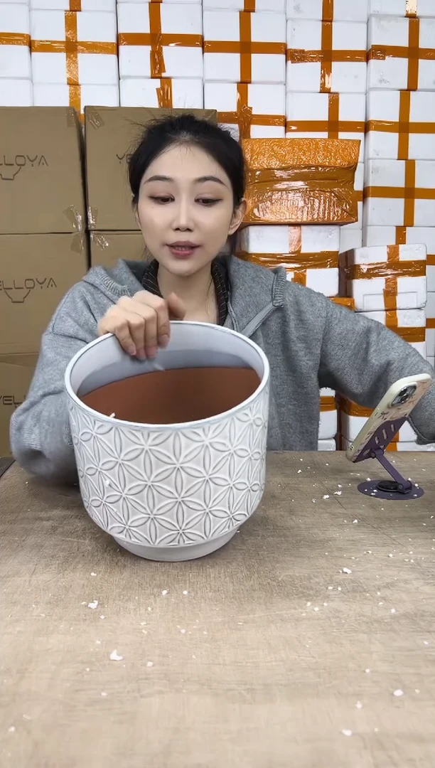 圆筒菱形白色大号21x19