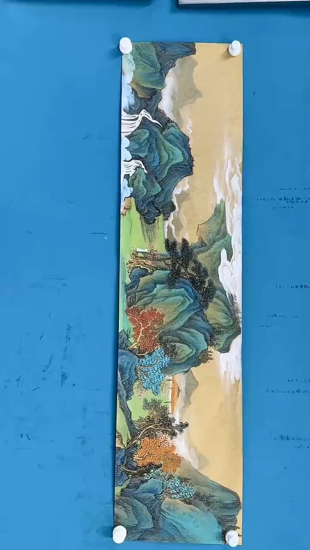 【闪购商品】国画1.26-王夫怀-四尺对开-82