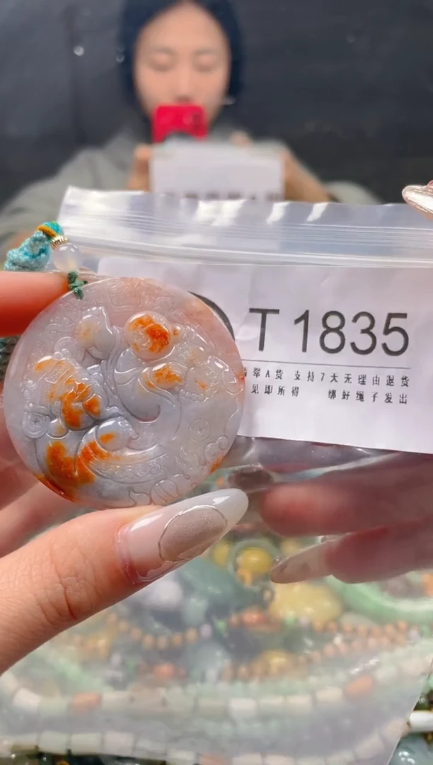 【闪购商品】翡翠颈饰未镶嵌/T/翡翠A货一图一物