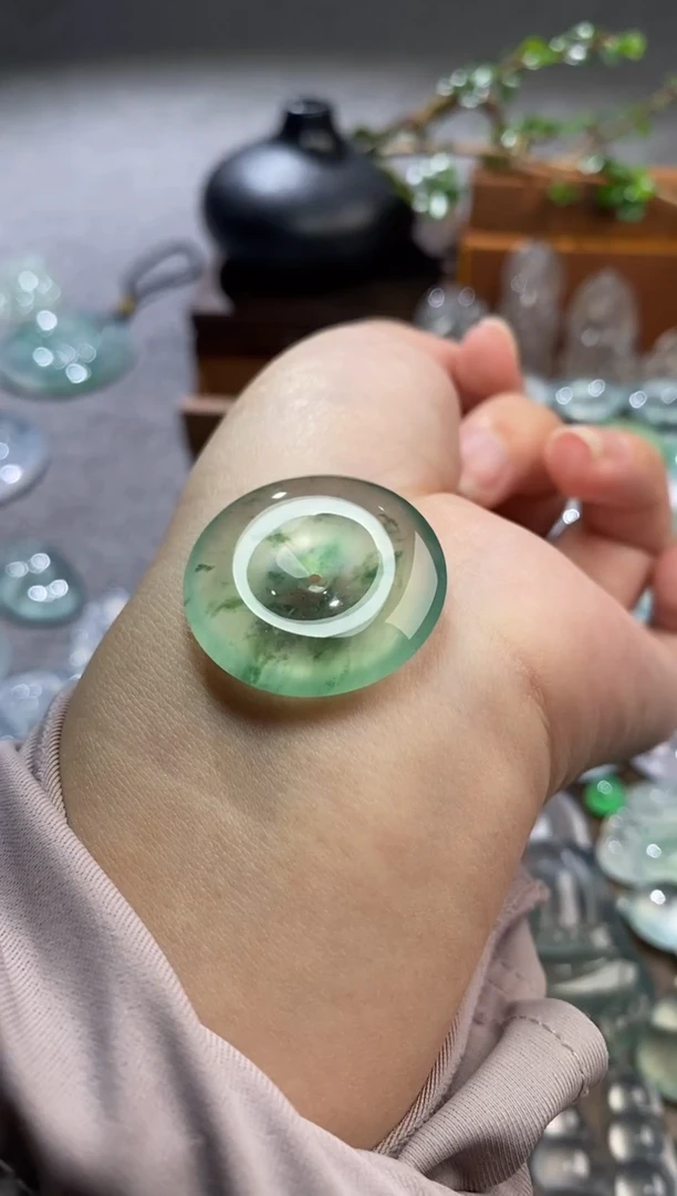 吊坠(不含链)未镶嵌翡翠扣子