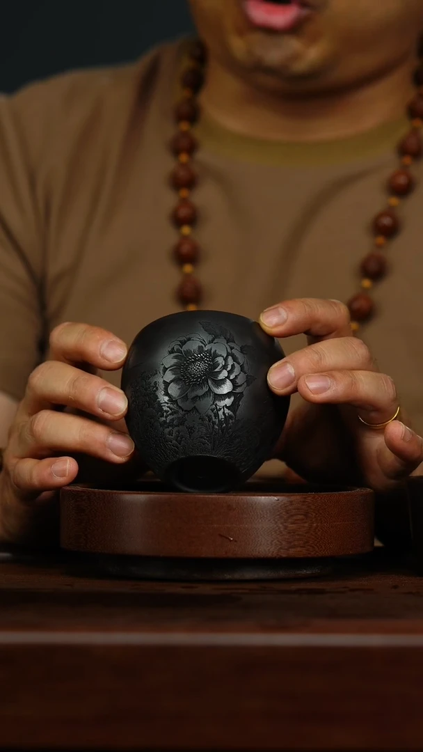 茶壶紫砂Y3紫气东来杯子{老紫泥高温}