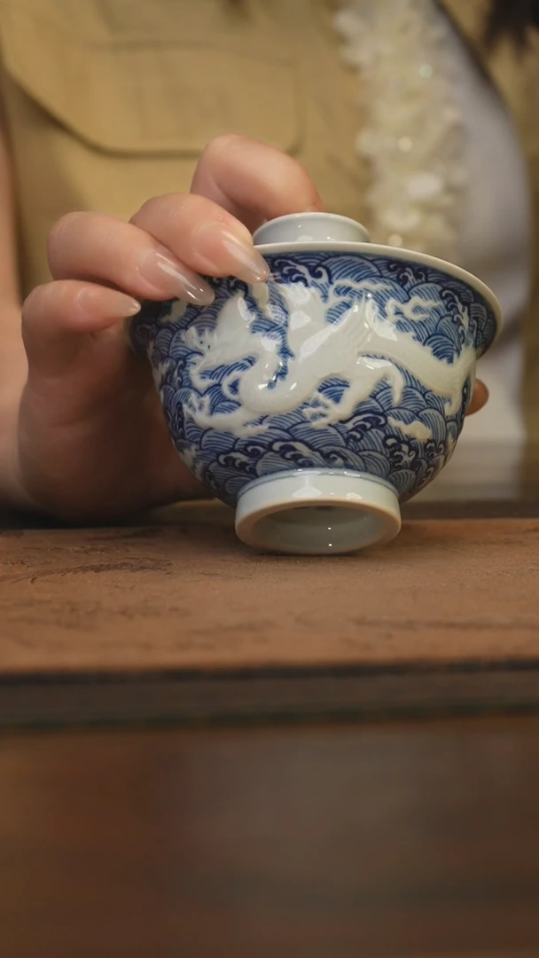 瓷片柴窑青花破价福利