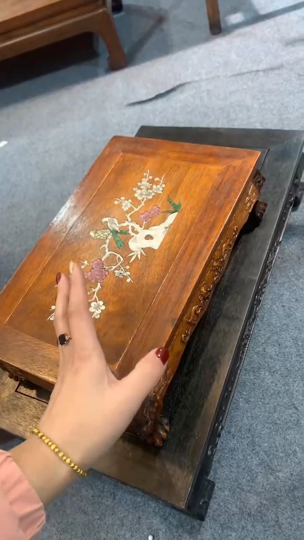 木福利           镶嵌小炕桌