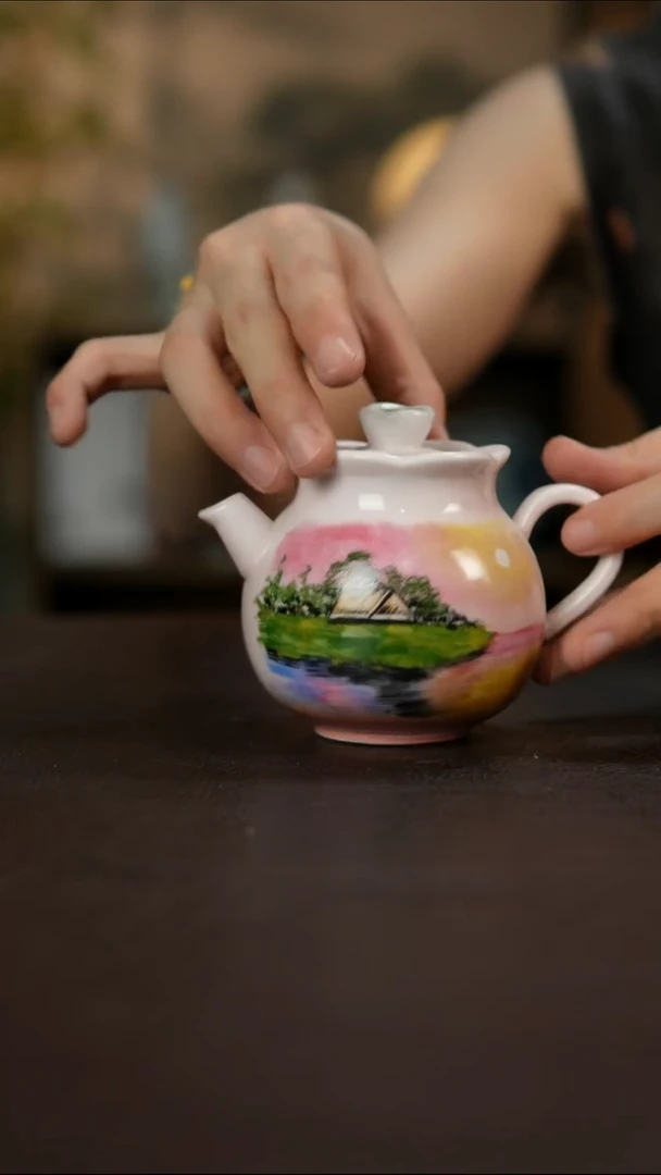 杯景德镇陶瓷杯碗柴烧多人