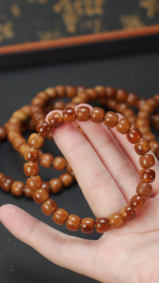 紫金鼠手串实心库克老型9