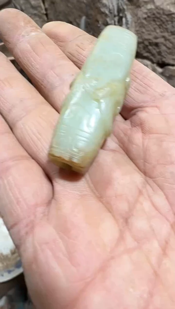 未镶嵌岫岩河磨玉（透闪石质玉）挂件玉器555555