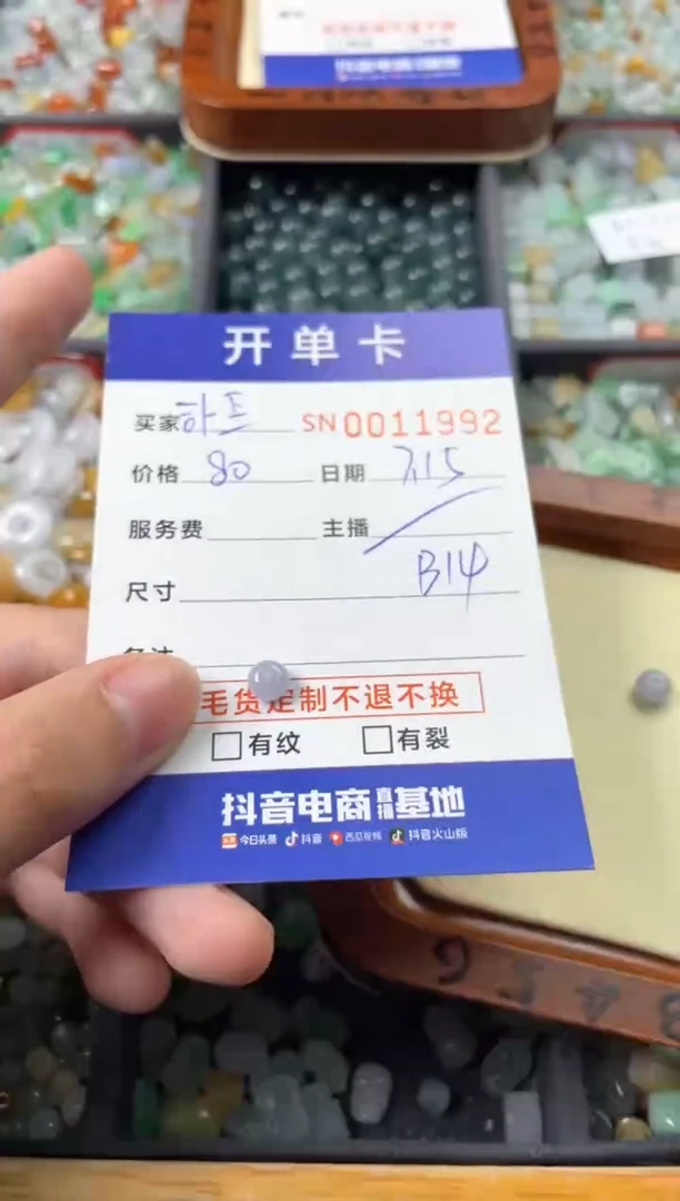 翡翠未镶嵌颈饰하**·00011992