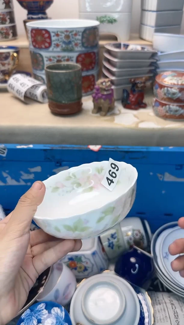 茶杯紫砂六*469陶艺中古瓷器满18米包邮