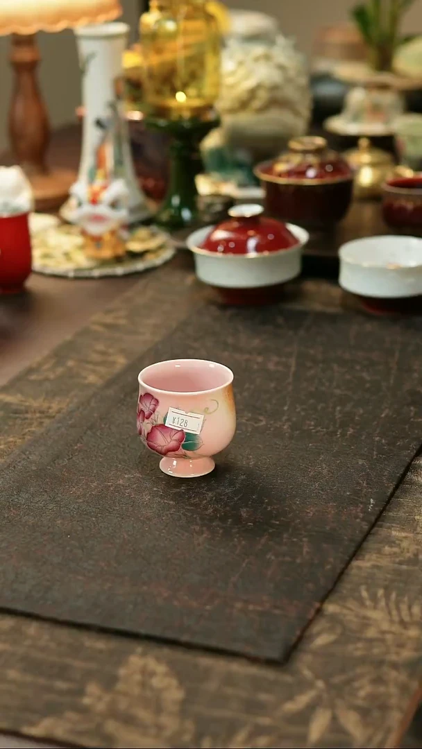 景德镇陶瓷杯碗柴烧多人