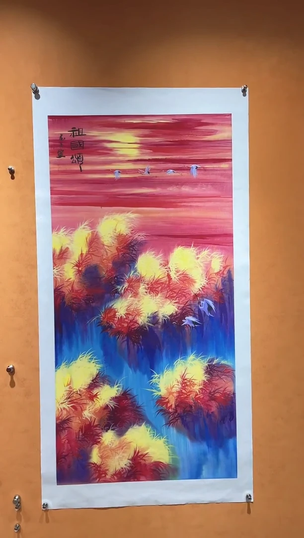 国画刘金玉老师亲笔手绘