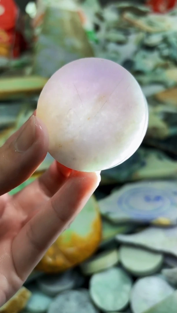 【闪购商品】翡翠颈饰未镶嵌A货白谭2558