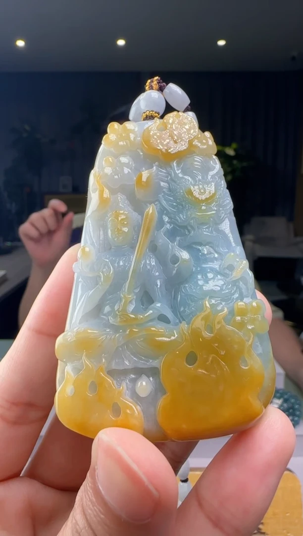 翡翠未镶嵌吊坠(赠链)XM@@960Q3J19257