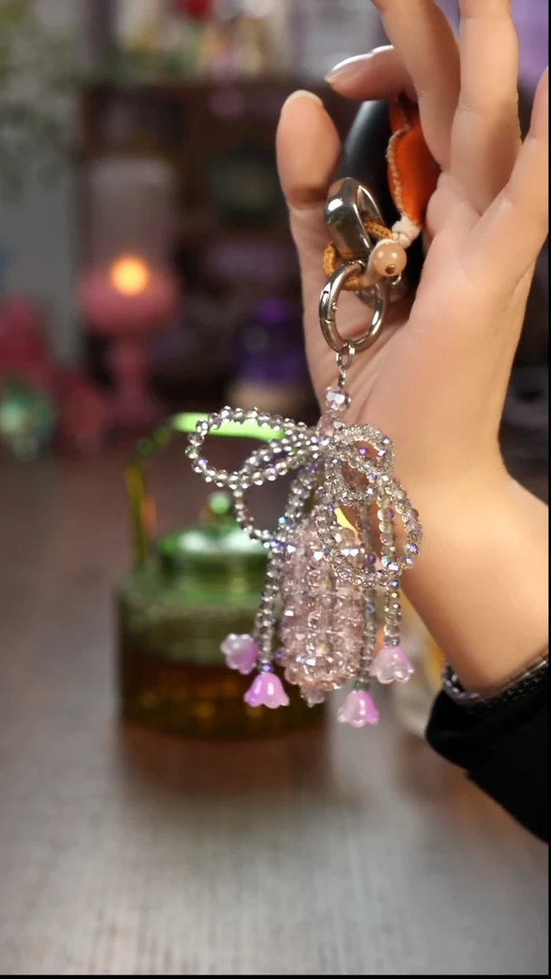 闪购樱花手机链紫色