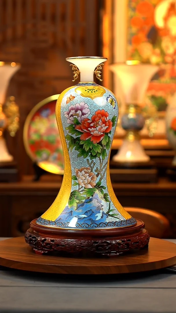 用****0景泰蓝富贵兴旺  大师作品