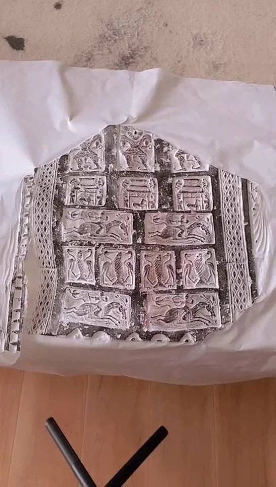 【闪购商品】昌化石印石汉画像砖狩猎图拓片