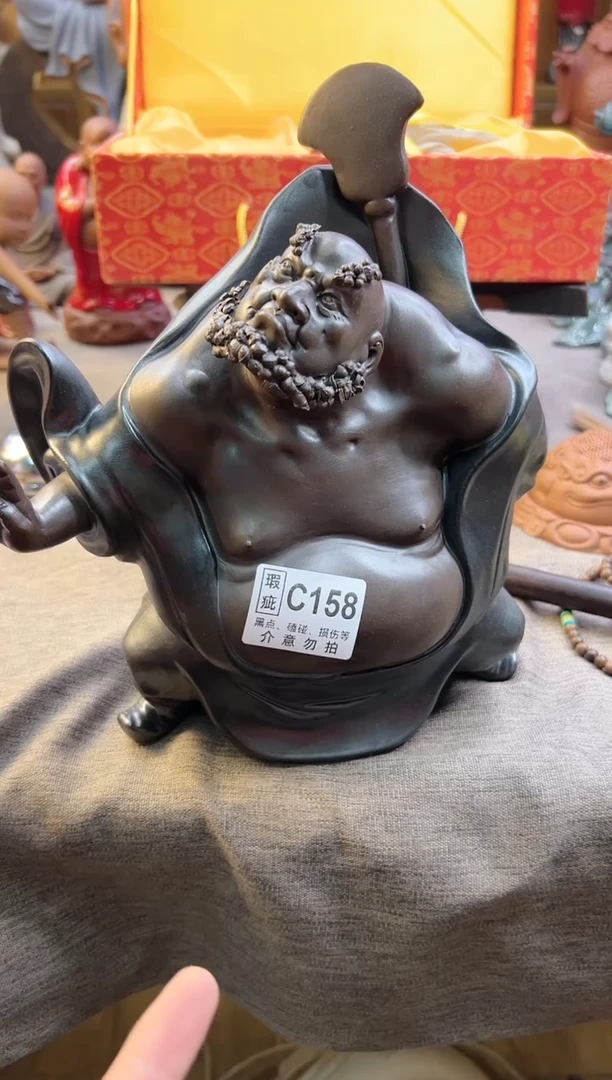 紫砂茶宠器闵茶宠摆件