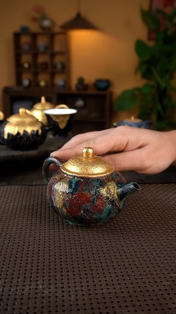 063大漆茶器小康茶器