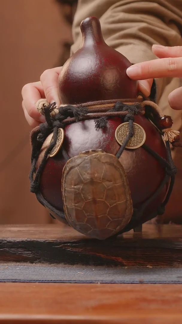 【闪购商品】164号精品大漆葫芦防腐防渗装水茶酒