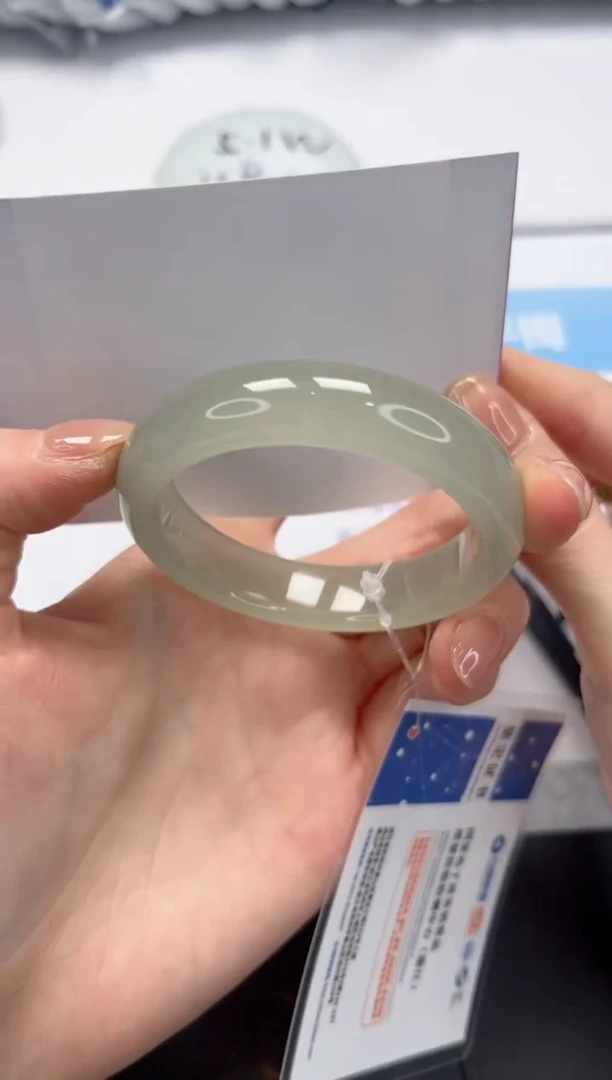 石英质玉手镯未镶嵌V342-50.5