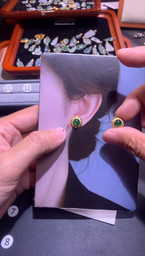 【闪购商品】翡翠吊坠(不含链)银S925镶嵌1