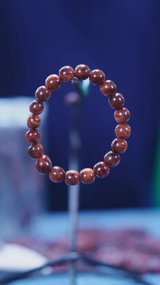 黄花梨/降香黄檀海南黄花梨老型珠1.0手串