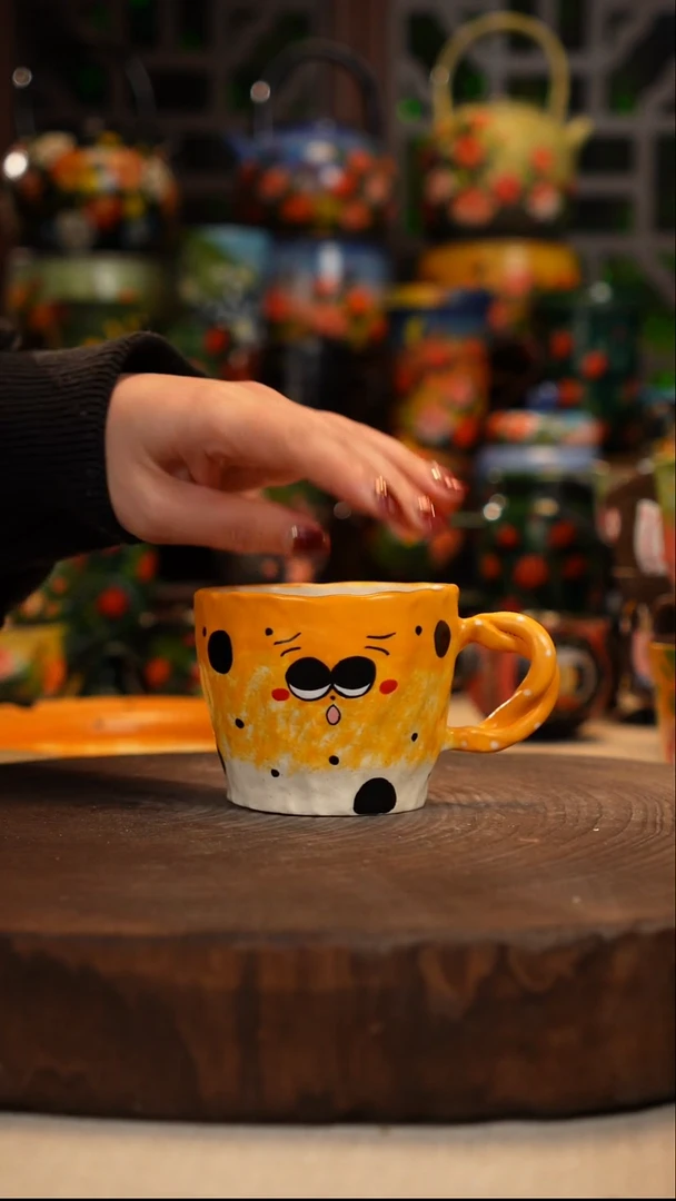 陶瓷油画手绘釉下彩