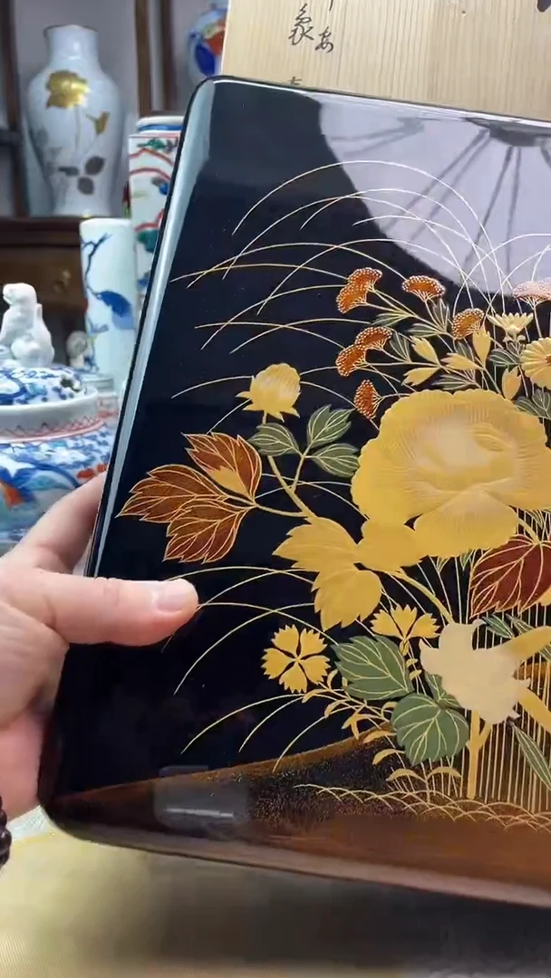 【闪购商品】盘平安象彦实木文房盒