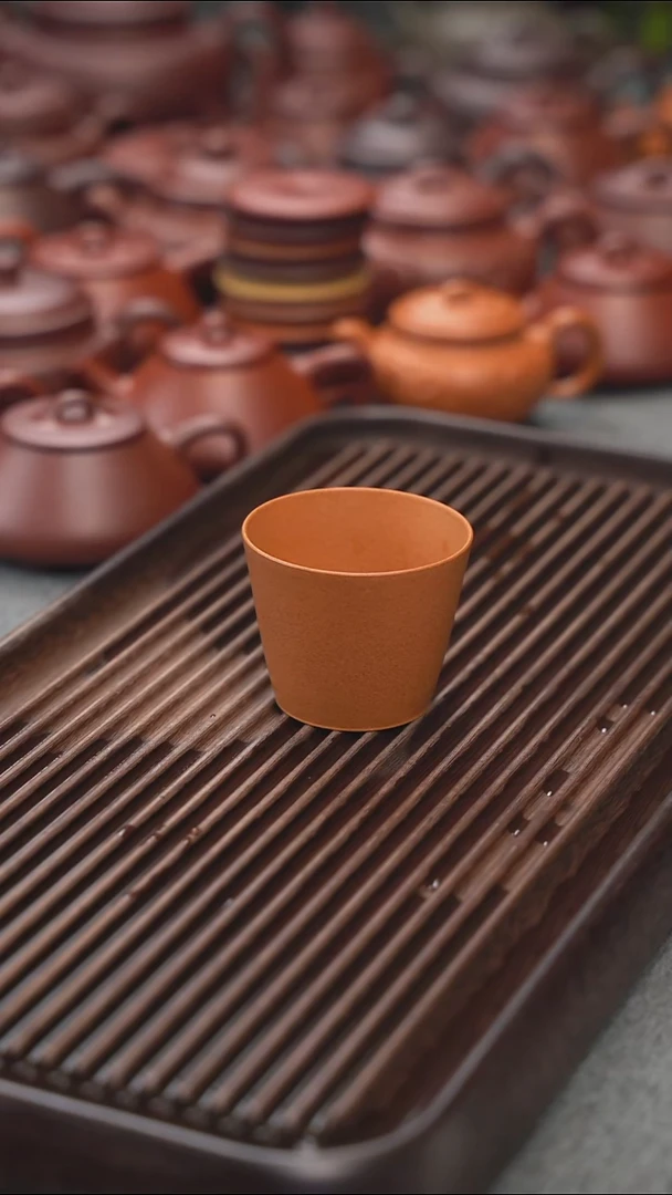 茶壶紫砂模型小杯子