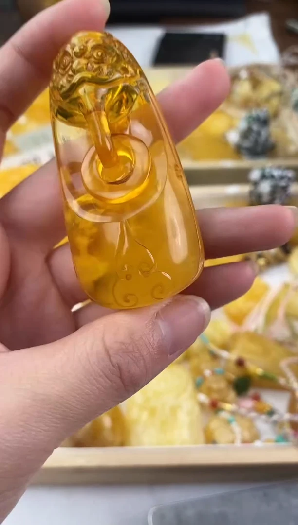 裸石琥珀未镶嵌天然琥珀蜜蜡