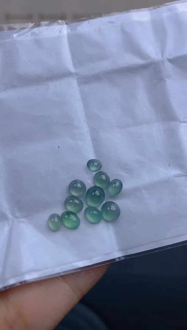 裸石翡翠天然翡翠蛋面8