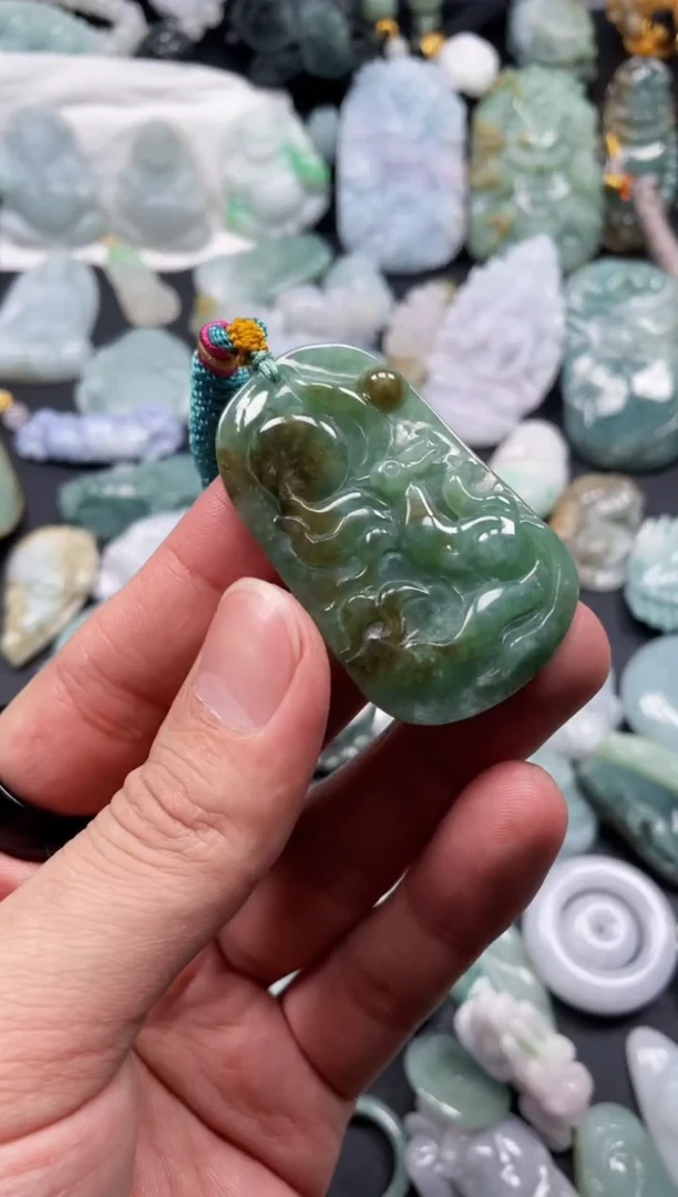 翡翠未镶嵌颈饰天然翡翠a货