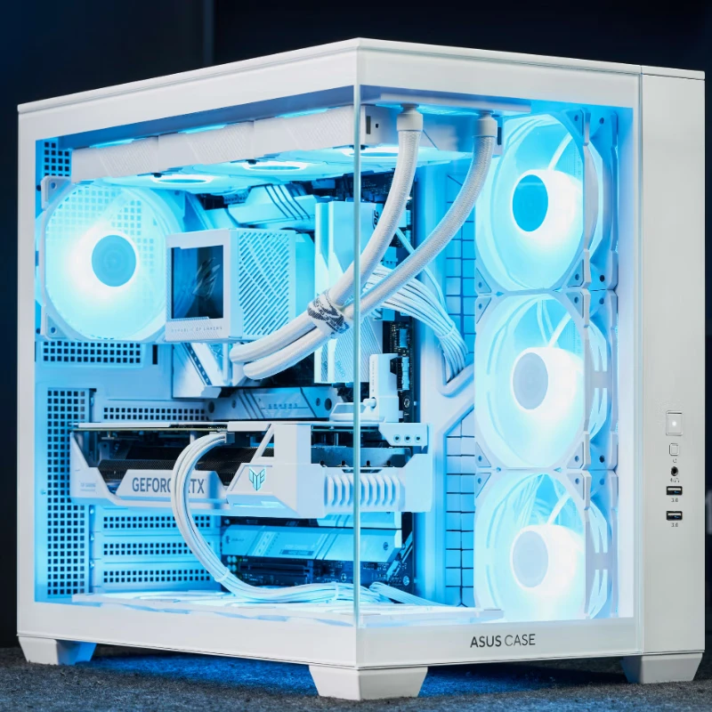 【12588预算 】9800X3D/华硕B850/RTX5070 3A永结 网游 白色海景房