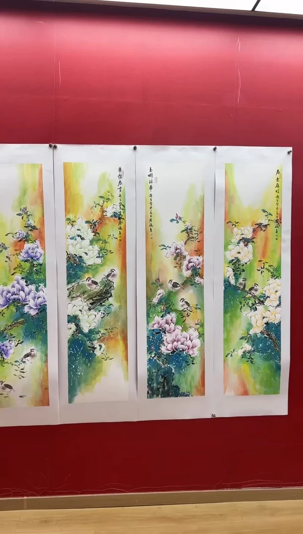 国画刘履瀛老师亲笔