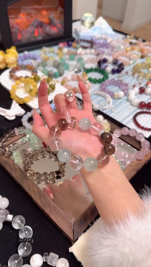 未镶嵌手串水晶薄荷漫漫